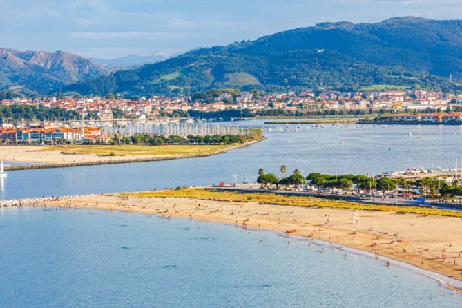 playa de ondarribia: foto en Hondarribia