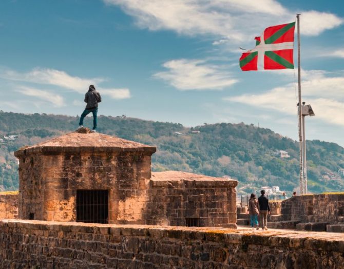 En lo alto de Urgull: foto en Donostia-San Sebastián