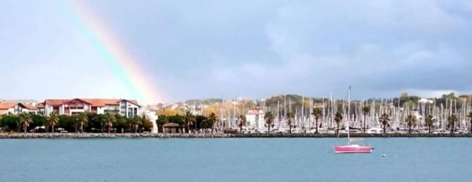 Arco iris: foto en Hondarribia