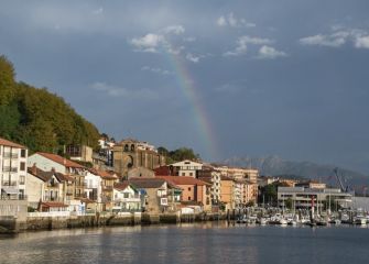 Arco iris sobre Pasai Donibane