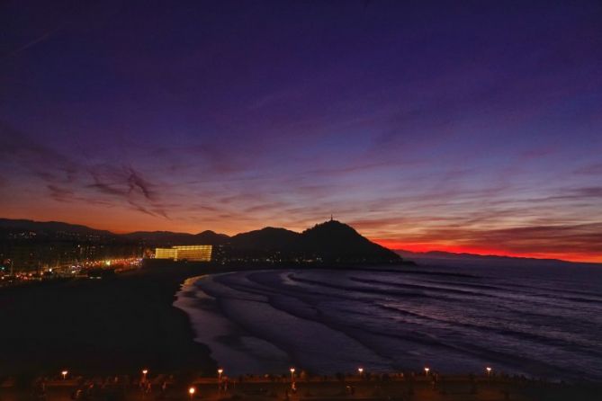 Atardece: foto en Donostia-San Sebastián