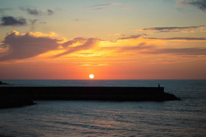 Atardecer en Orio: foto en Orio