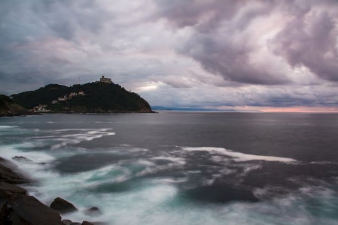 Atardecer de otoño: foto en Donostia-San Sebastián