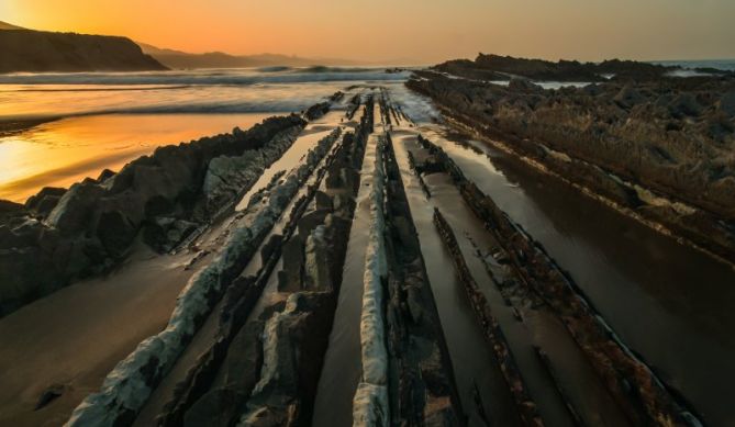 Atardecer en Zumaia: foto en Zumaia