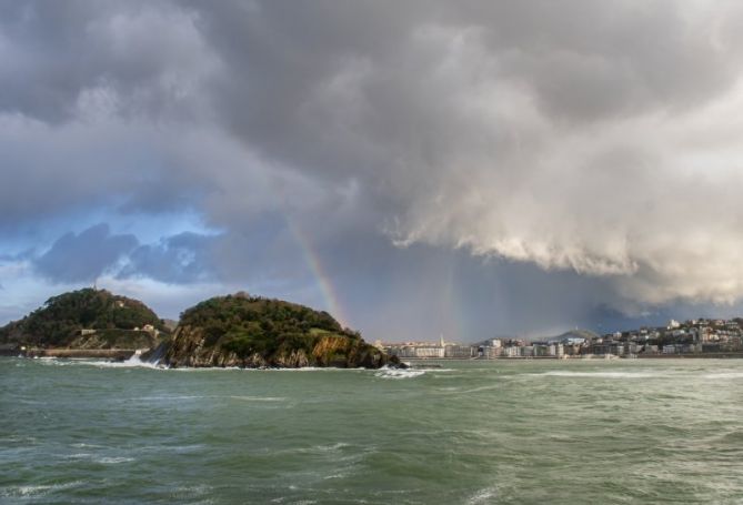 se avecina tormante: foto en Donostia-San Sebastián