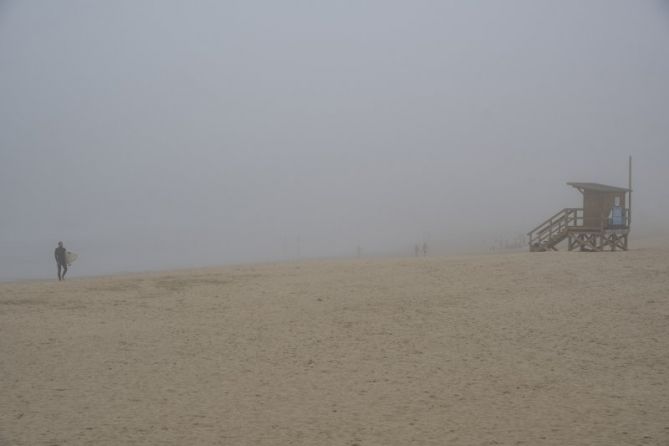 Bajo la niebla: foto en Donostia-San Sebastián