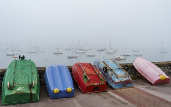 Barcas: foto en Hondarribia