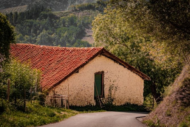 Camino a Arrate: foto en Eibar