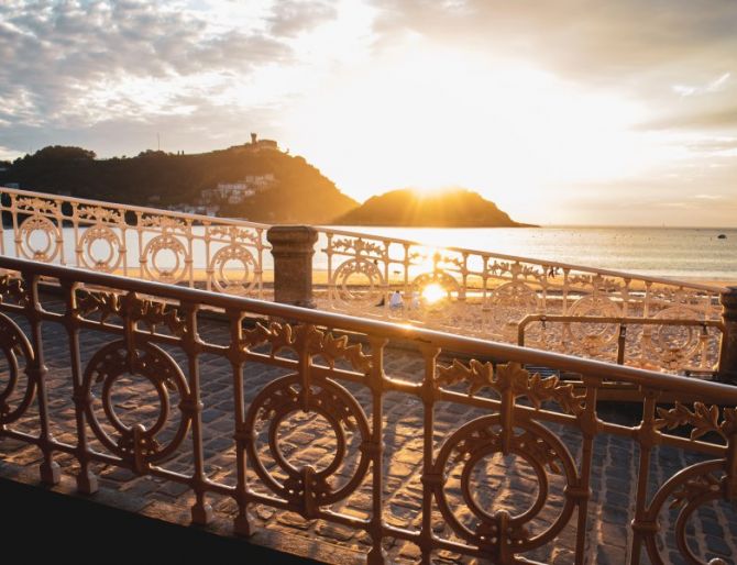 Camino a la Concha: foto en Donostia-San Sebastián