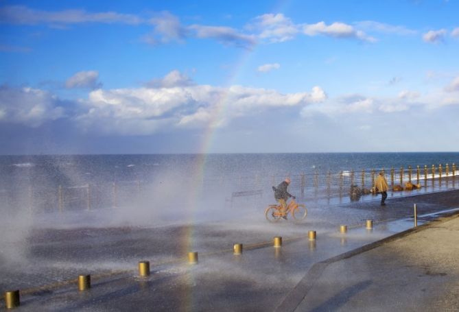 Chaparrón sin nubes: foto en Donostia-San Sebastián