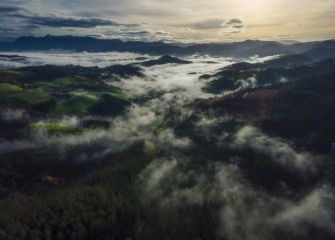 Gabiriko bailara dronetik ikusita