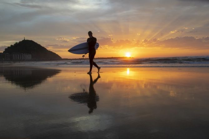 Ilunabarra: foto en Donostia-San Sebastián