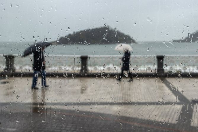 Llueve en Donostia: foto en Donostia-San Sebastián