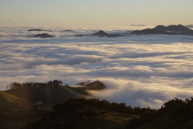 Nieblas invernales: foto en Elgoibar