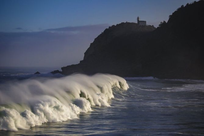 Olatu eguna Getarian: foto en Getaria