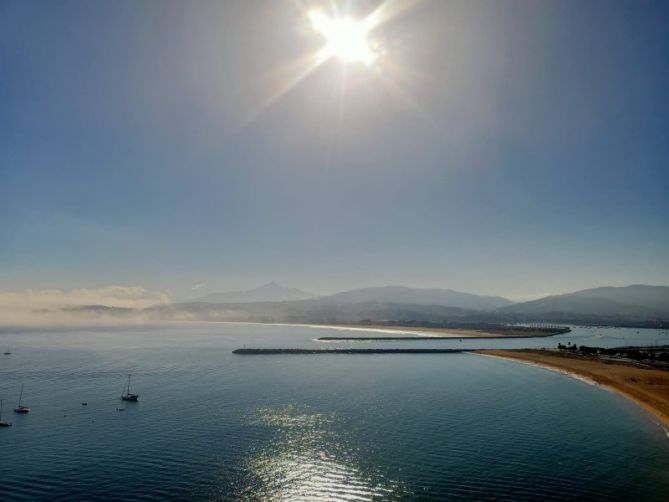 Paseo por el faro: foto en Hondarribia