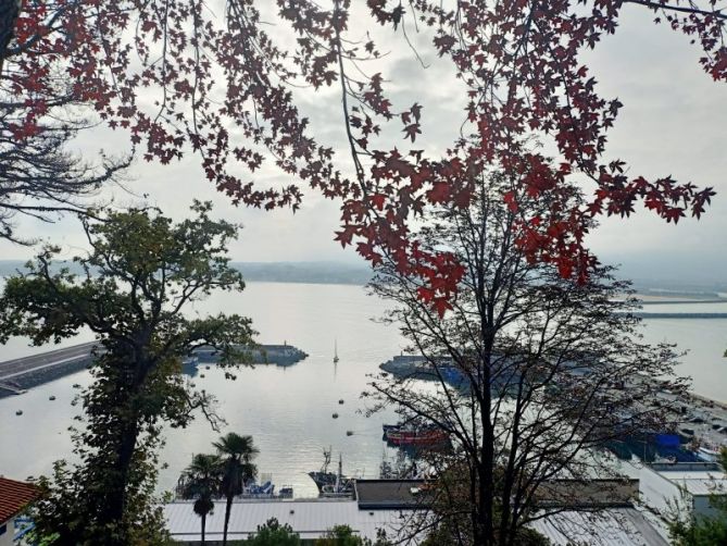 Paseo por el faro: foto en Hondarribia