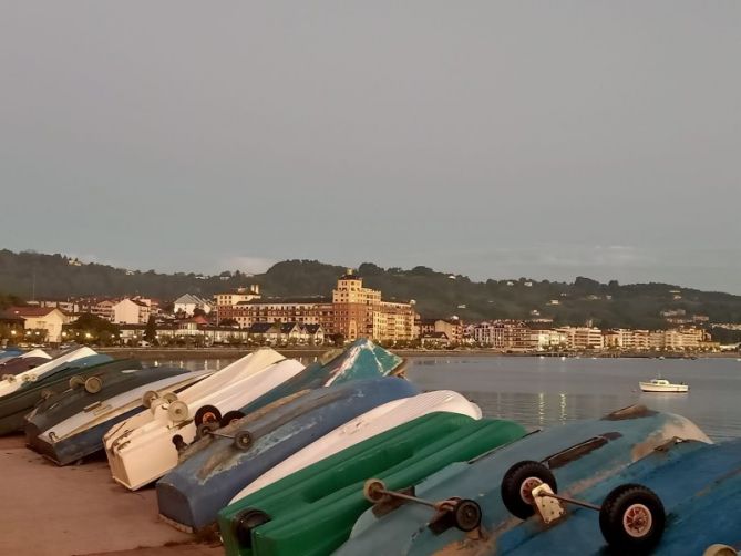 Paseo del puntal : foto en Hondarribia