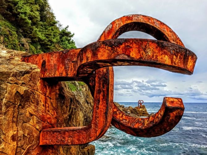 Peine de los vientos: foto en Donostia-San Sebastián