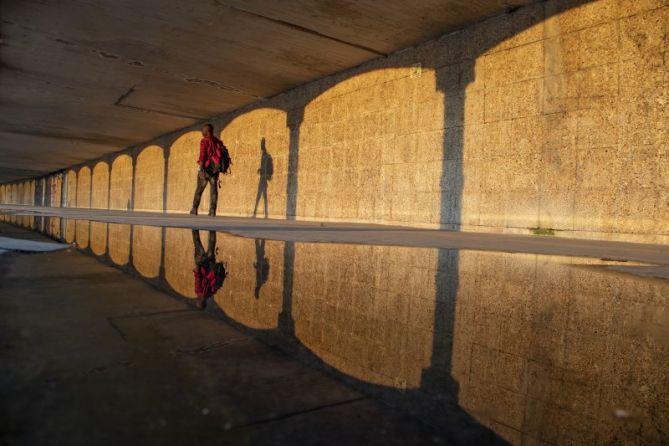 Por partida doble: foto en Donostia-San Sebastián