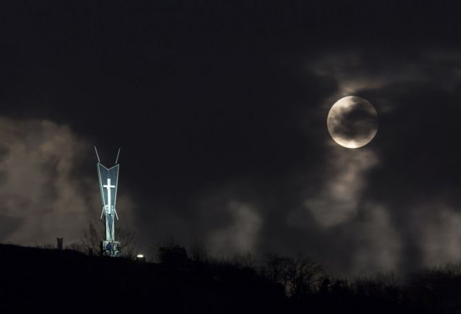 Superluna en Surra: foto en Bergara