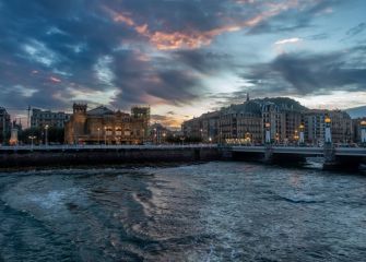 El Urumea al atardecer