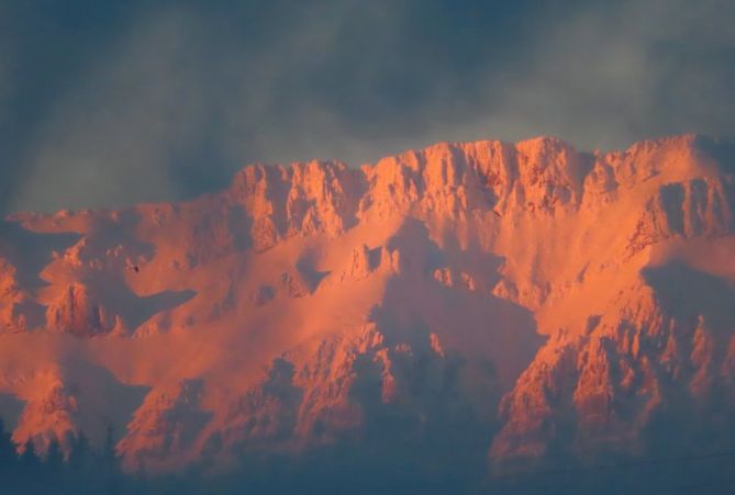 Aizgorri-gorri: foto en Zegama