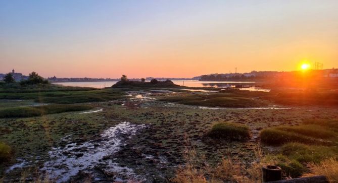 Al Alba en el bidasoa: foto en Irun