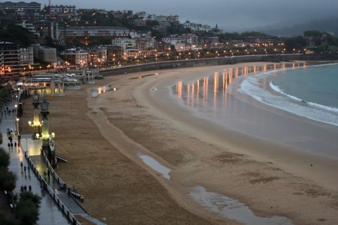 Atardecer: foto en Donostia-San Sebastián