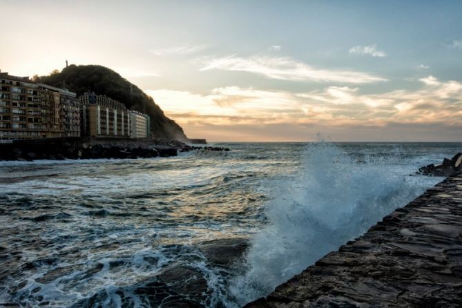 Atardecer en Donostia: foto en Donostia-San Sebastián