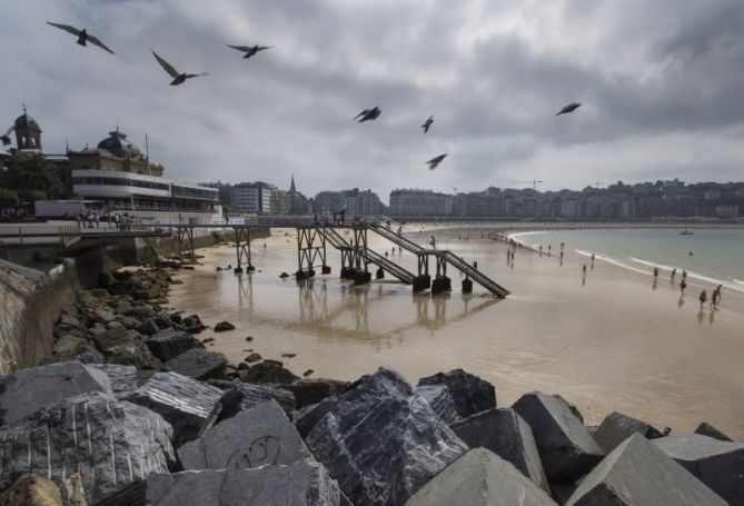 Bajamar extra: foto en Donostia-San Sebastián