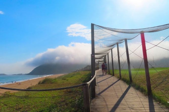 Camino del golf: foto en Zarautz