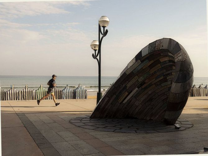 EL CORREDOR: foto en Zarautz