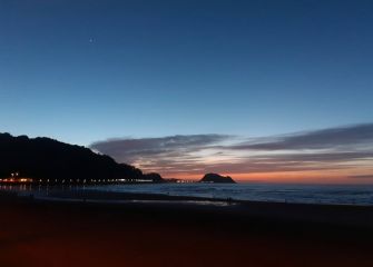 Crepúsculo en zarautz