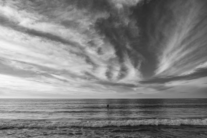 Disfrutando en Soledad: foto en Zarautz