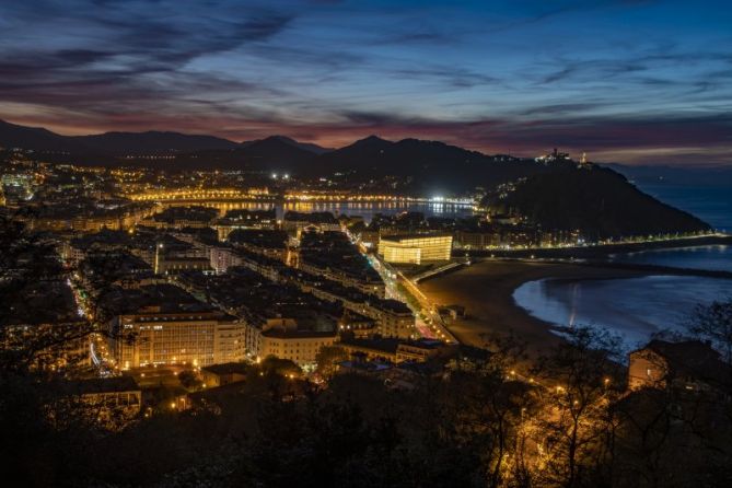 Donostia la nuit: foto en Donostia-San Sebastián