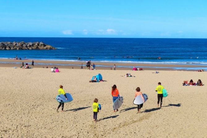 En familia: foto en Donostia-San Sebastián