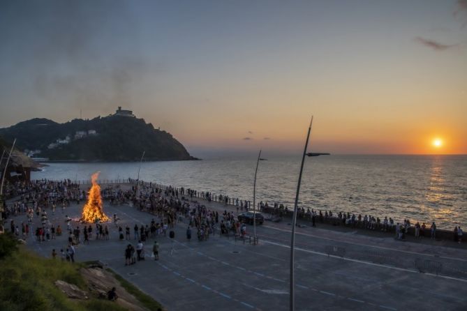 Noche de San Juan: foto en Donostia-San Sebastián