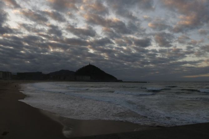 Nubes y playas: foto en Donostia-San Sebastián