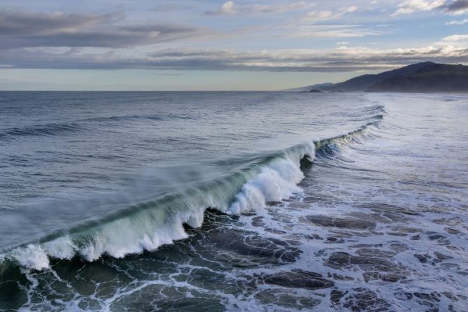 La ola: foto en Zarautz