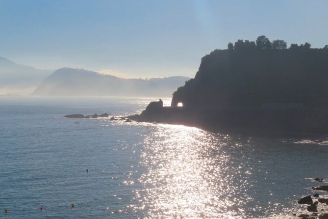 Paisaje costero: foto en Zarautz