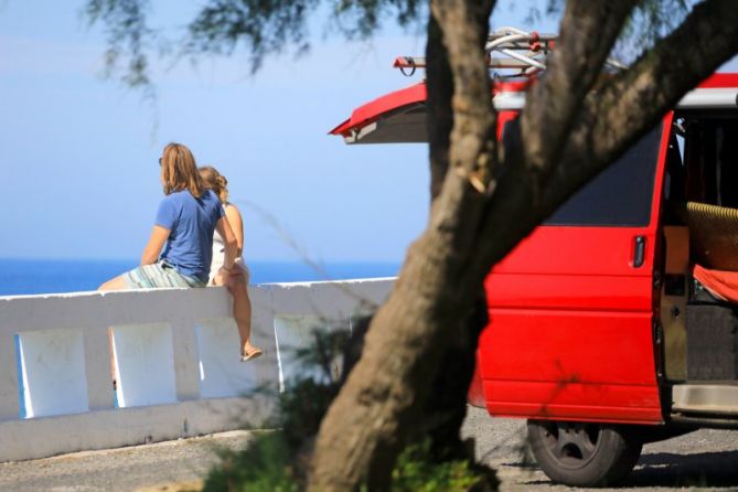 la parada: foto en Zumaia