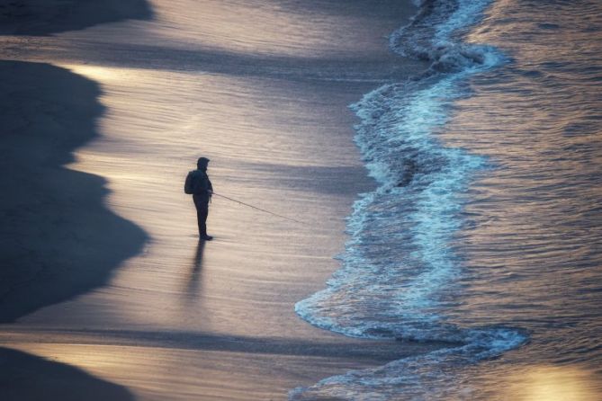 Pescador: foto en Donostia-San Sebastián