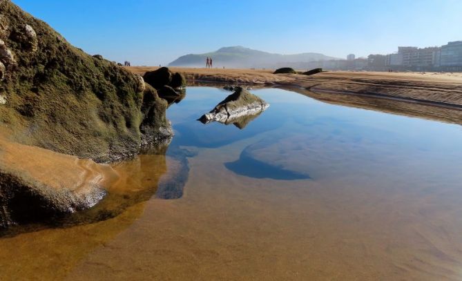 Playa zarautz: foto en Zarautz