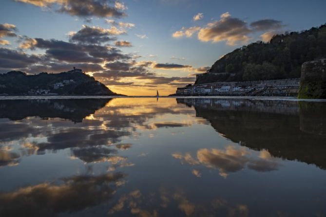 Reflejos: foto en Donostia-San Sebastián