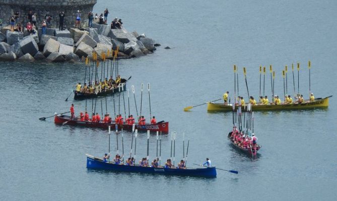 REGATAS: foto en Getaria