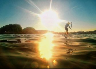 Remando hacia Ondarreta