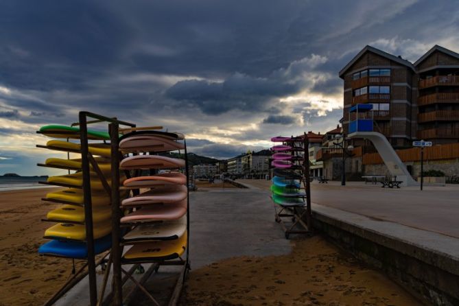 TODO EN ORDEN: foto en Zarautz