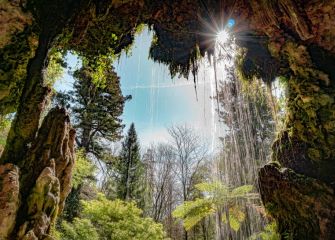 A través de la Gruta