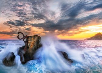 Amanecer en el Peine del Viento